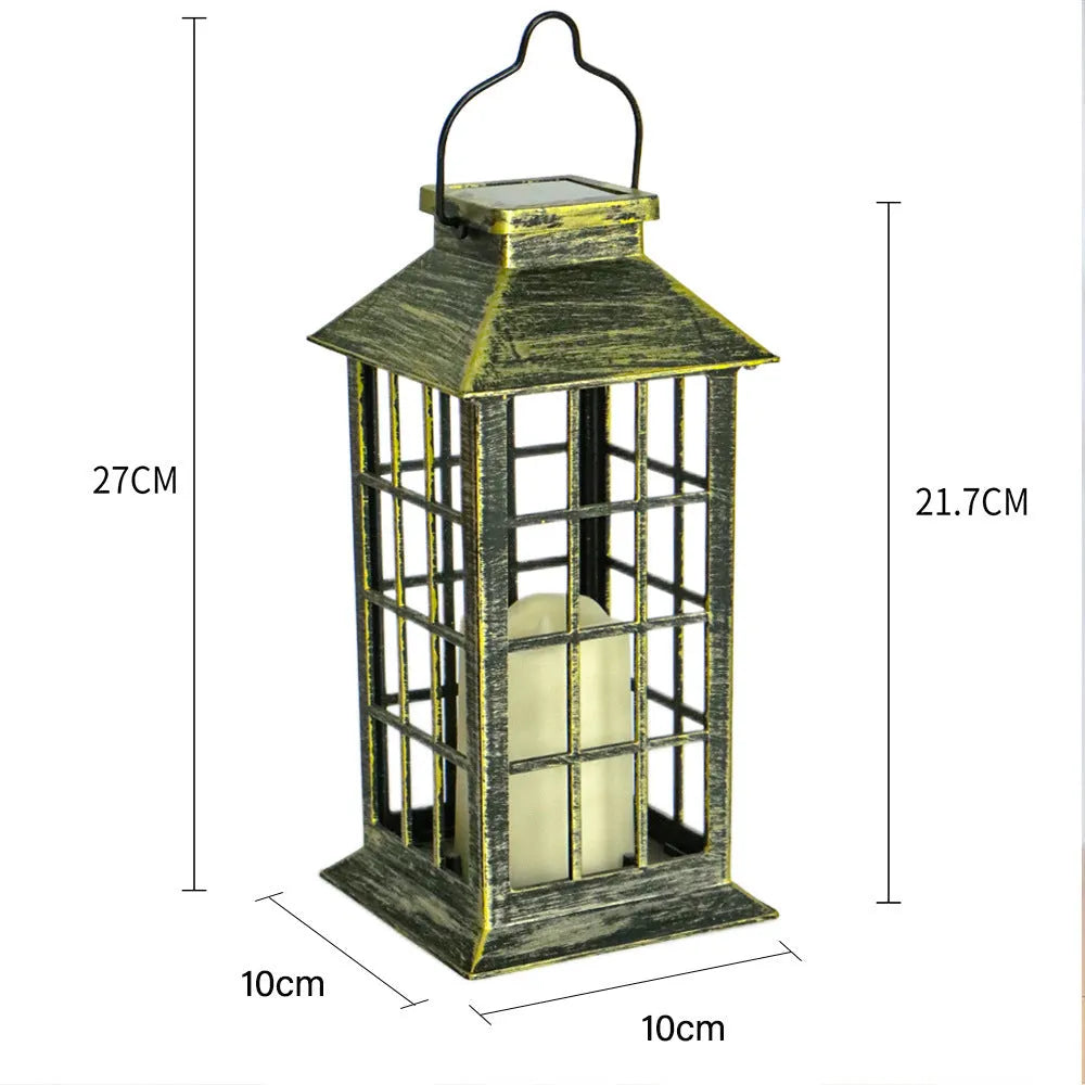 European retro style solar palace garden lamp with outdoor waterproof rating