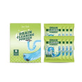 Drain cleaning powder pack with eight individual 30g sachets totaling 240g