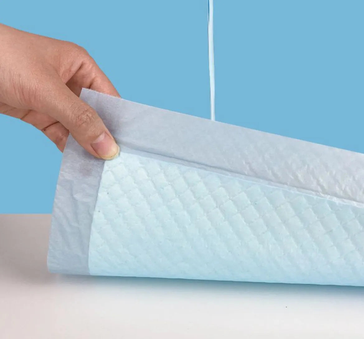 Pet disposal wet proof pad non-woven fabric polymer 60x90cm size for dog crate protection