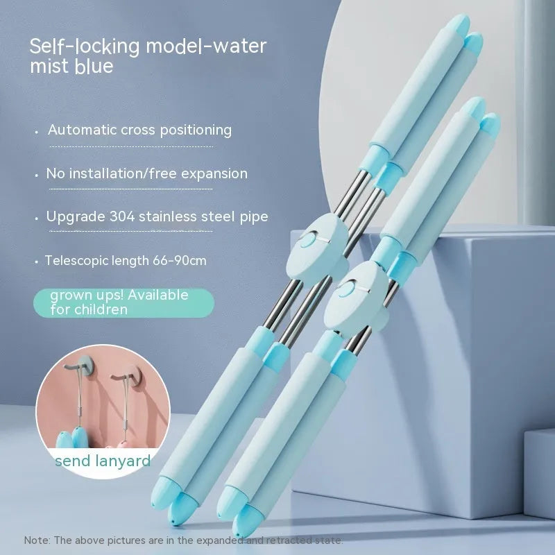 Children's adjustable open back stick for fitness body shaping with TPE and PP materials