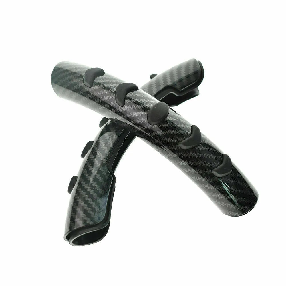 Carbon fibre black fibre steering wheel anti-slip sleeve for 38cm diameter wheels