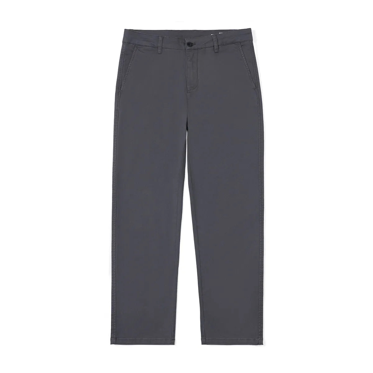 Cropped Casual Pants for Men Business Style Solid Colour Stretch Cotton 97% with 3% Spandex Mid Waist Elastic Waist Loose Fit Trousers Available in Dark Gray Black Blue Dark Khaki Light Khaki Sizes 28-36