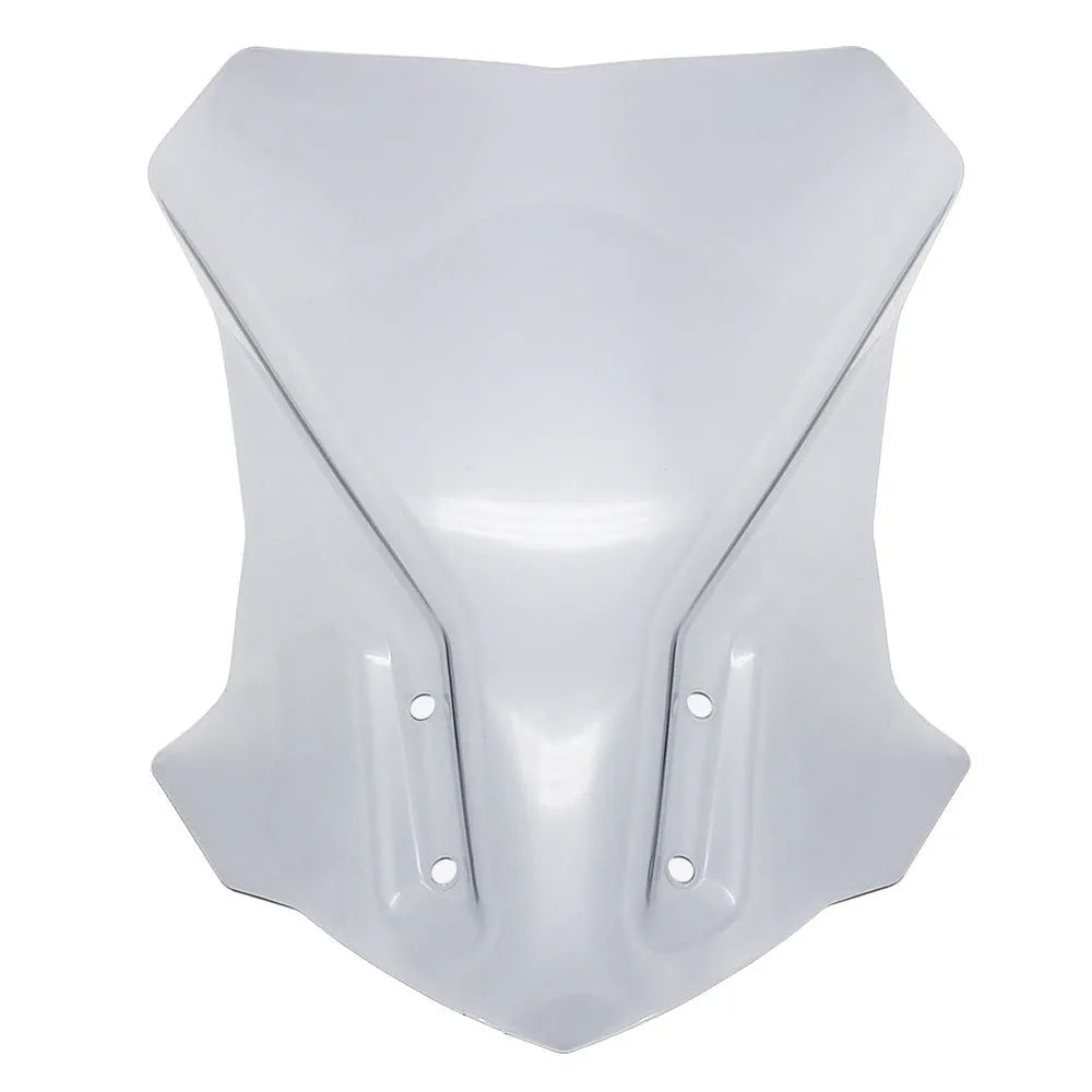 BMW G310GS motorcycle heightened windshield shroud in transparent grey