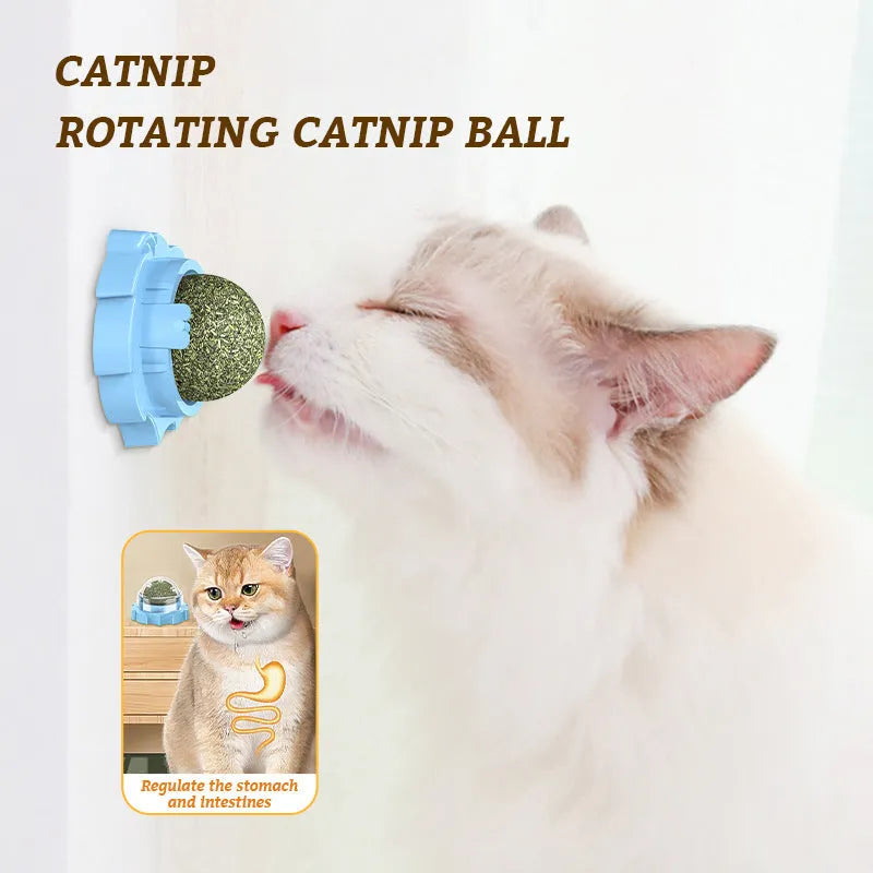 Lion-shaped cat chew toy in orange, pink, or blue colours with detailed facial features