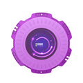 Twisting disc home fitness magnetic therapy in Meteor Purple with tension band option