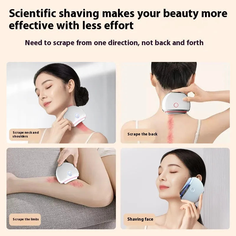 French pattern household electric beauty instrument with photon IPL and EMS microcurrent for facial skincare