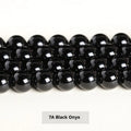 White agate round loose beads on a string, available in 4mm 6mm 8mm sizes, seven colour options for jewellery making