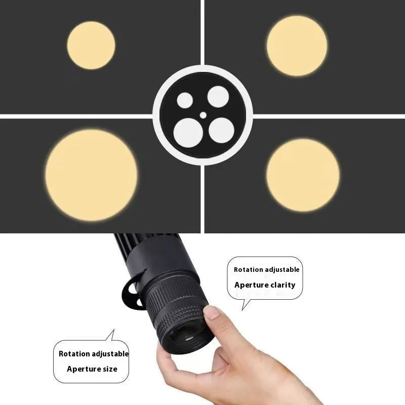 Black aluminium surface-mounted LED spotlight with open design for commercial lighting.