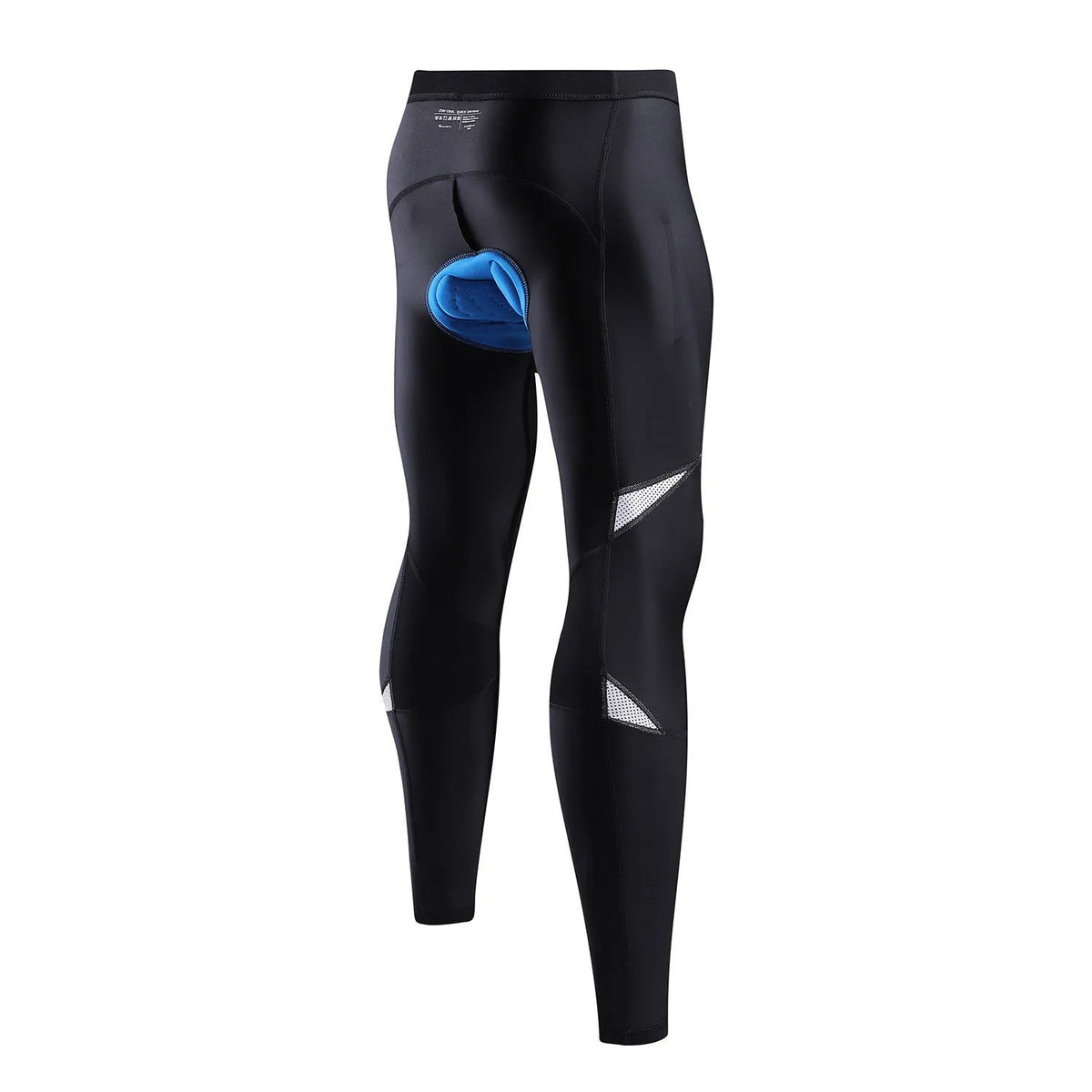 Men's black breathable quick-drying mountain bike cycling tight trousers with moisture-wicking fabric