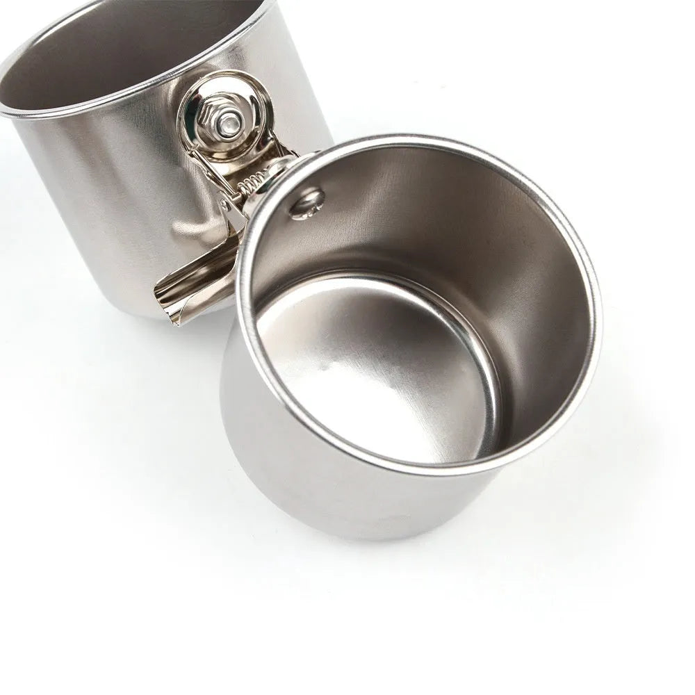 Stainless steel birdcage feeder in natural colour for outdoor use.
