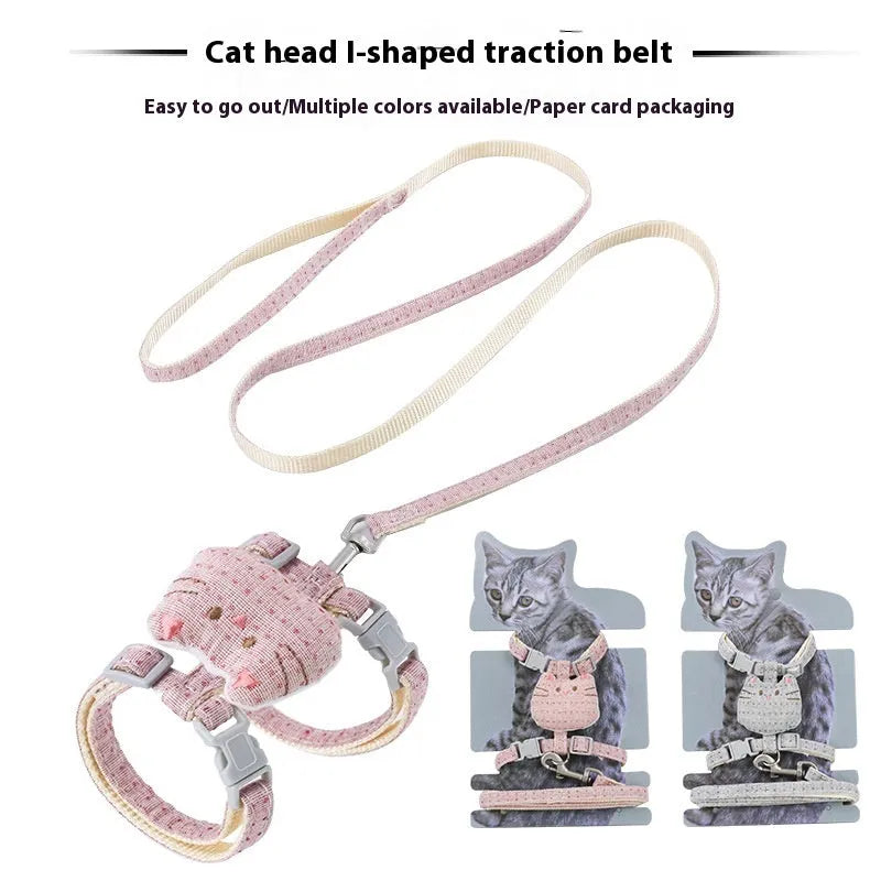 T-shaped cloth cat pulling rope toy in beige colour for interactive play sessions