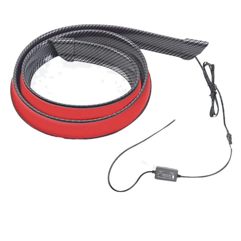 1.2 metre and 1.3 metre automobile LED streamer tail turn signal accessory on a car boot.