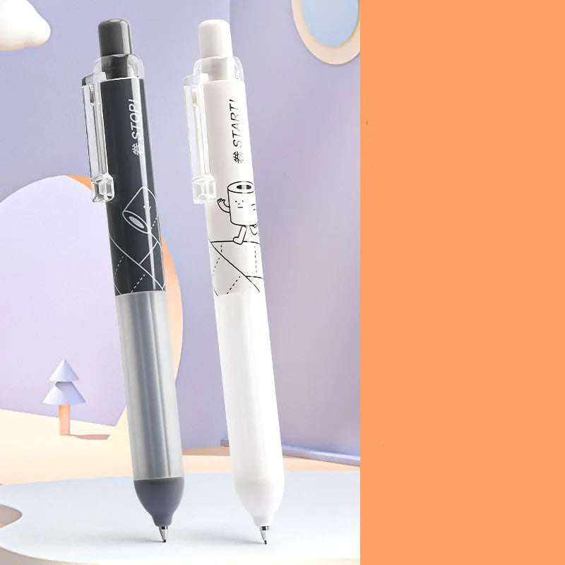 0.5mm automatic pencil with cloud grip in black or white colour options