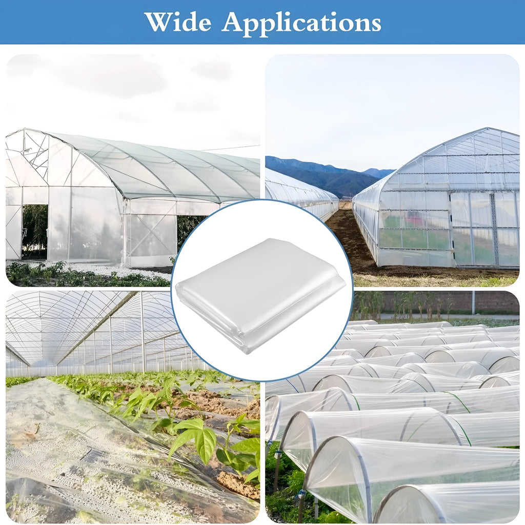 Plastic greenhouse cold film measuring 4x8 metres for vegetable shed insulation