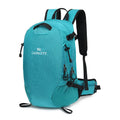 Solid-colour waterproof Oxford hiking backpack with straps and a curved back panel, shown in a choice of colours.