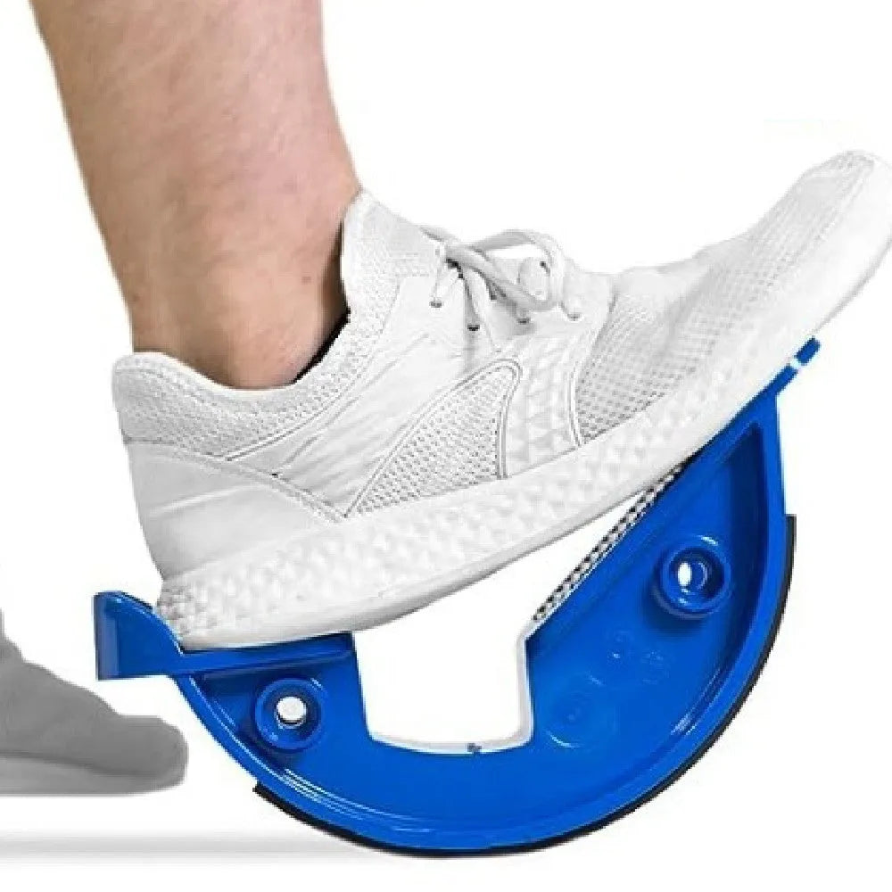 Treasure blue ABS plastic household leg stretcher with diagonal pedal design