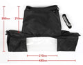 Clear PVC DSLR camera rain cover with kangaroo pouch for long lens protection