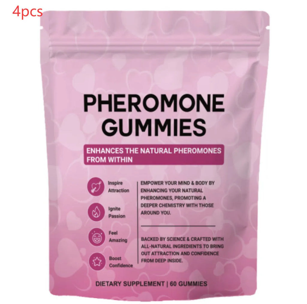 60 piece household edible pheromone gummies in plastic container for insect control
