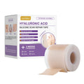 Silicone scar patch sheet with hyaluronic acid and mint leaves for scar treatment