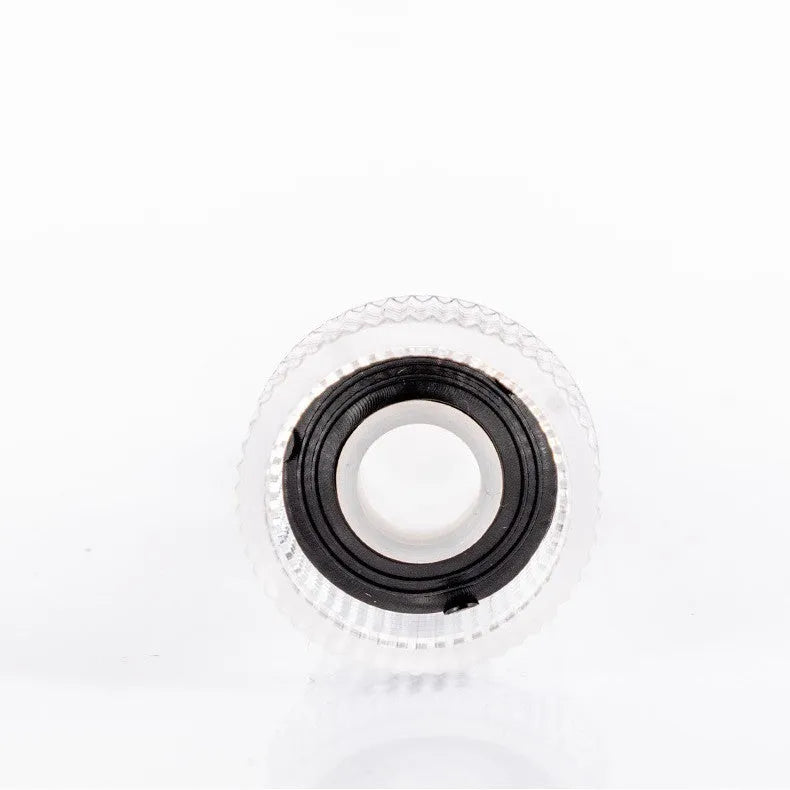 Transparent plastic inlet joint with filter screen for Kärcher pressure washers, 3cm diameter