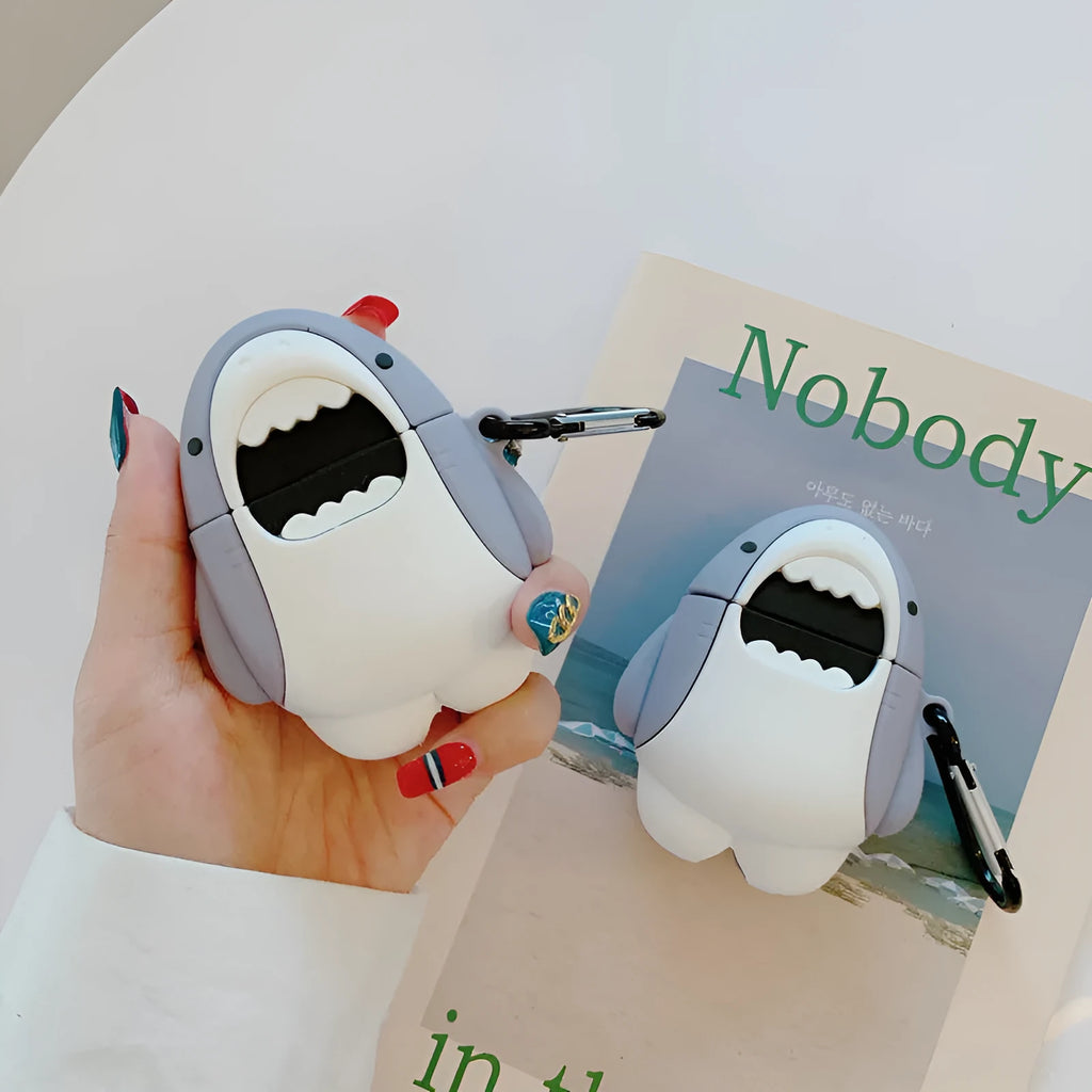 Silicone protective case cover for Apple AirPods 1 and 2 wireless charging case