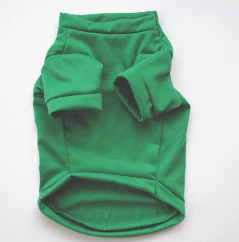 Cotton dog Christmas costume sweatshirt vest in XS to L with eight colour styles