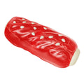 Glue Toothbrush brand plastic molar chew rod dog toy in a primary colour.