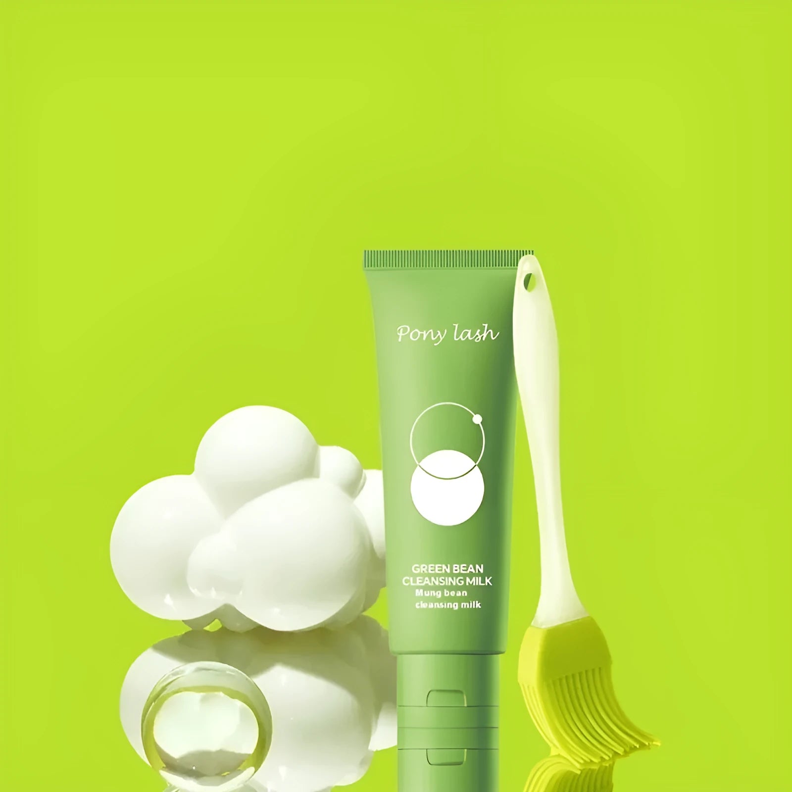 Deep Cleansing Mung Bean Facial Cleanser 80ml moisturising formula white bottle