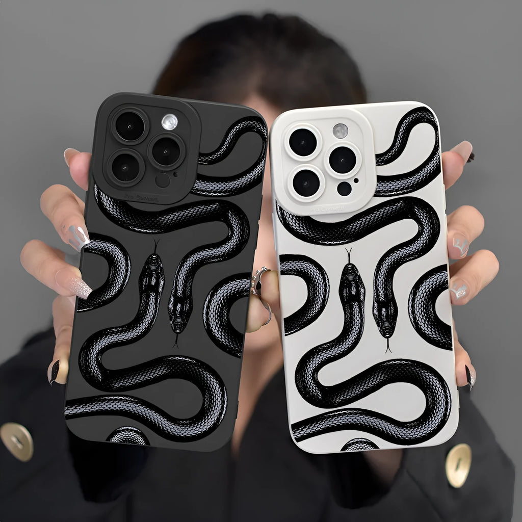Soft shell protective cover for Apple iPhone in black, shockproof and anti-fingerprint design