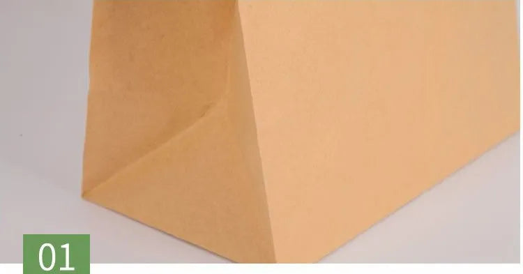 Yellow kraft paper aluminium foil inner packaging bag for snack foods with custom sizing