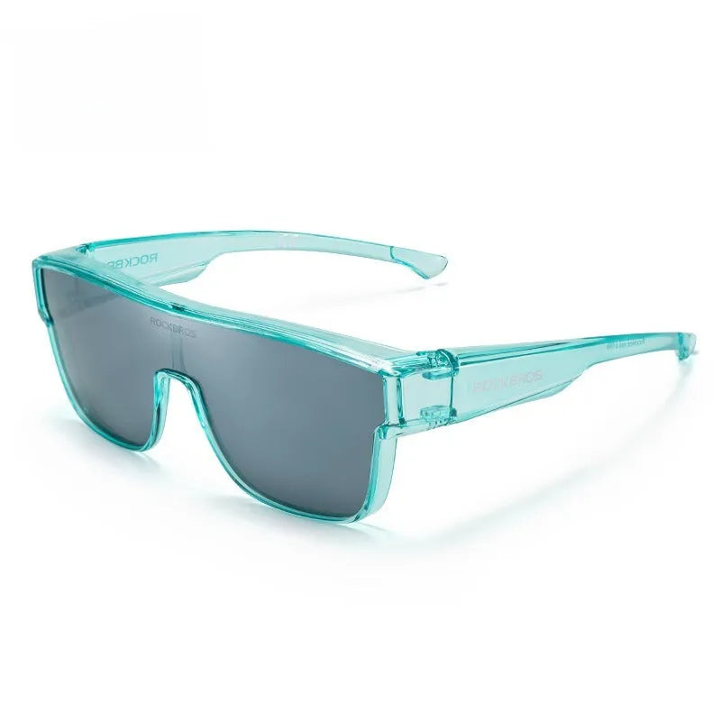 Cycling goggles with full-rim TR frame and TAC lenses, shown in Black Sand colour.