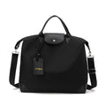 Large capacity portable shoulder lightweight nylon yoga bag 36-55L dry wet separation solid colour urban simple design