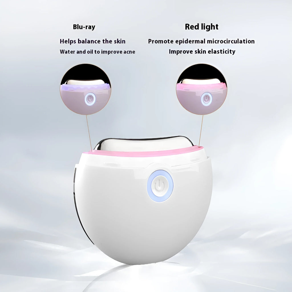 French pattern household electric beauty instrument with photon IPL and EMS microcurrent for facial skincare