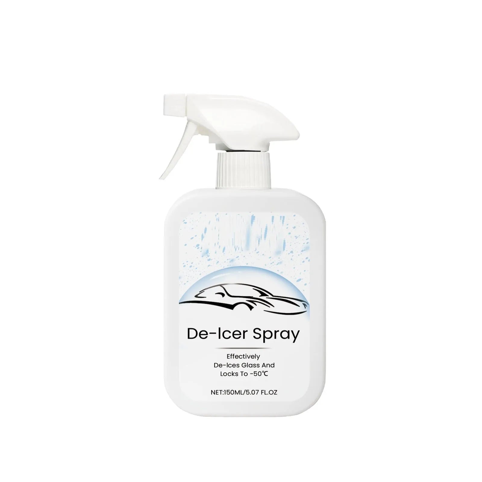 150ml car windscreen anti-icing agent bottle for winter snow and ice removal