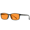 Orange anti-blue light glasses with full rim frame in four colour options C1 C2 C3 C4