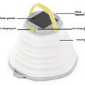 White camping lamp with large lighting capacity for tent and outdoor use