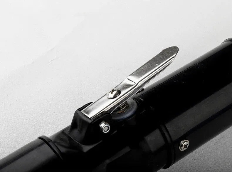 Black electric fish scale scraper tool with brush head and wireless base
