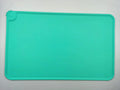 Silicone pet placemat under dog and cat food bowls in multiple colours and sizes