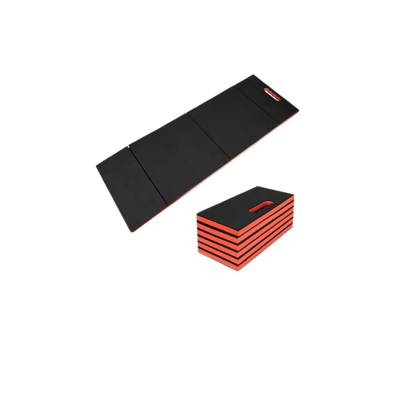 Folding EVA kneeling mat for car repair measuring 116 x 40 x 2.5 cm thickness