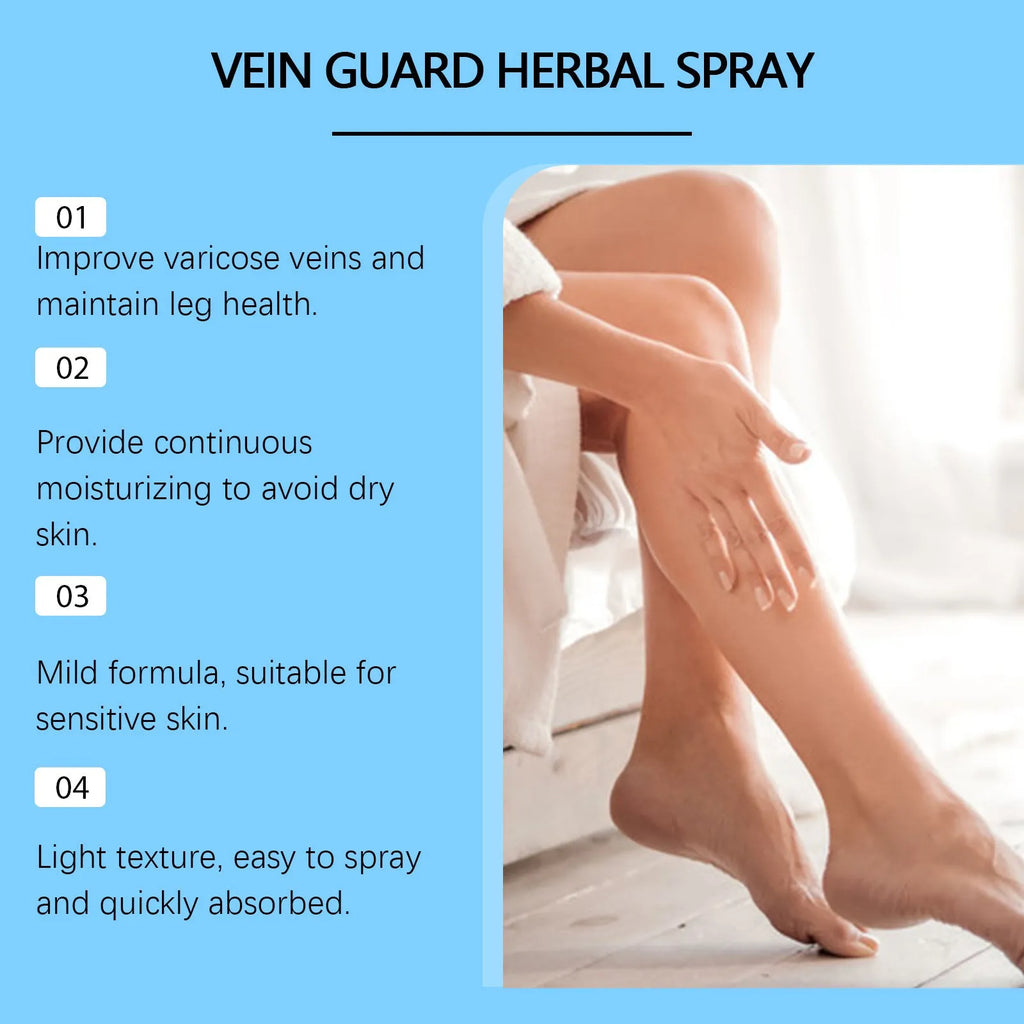 30ml bottle of herbal body care spray with menthol and botanical extracts.