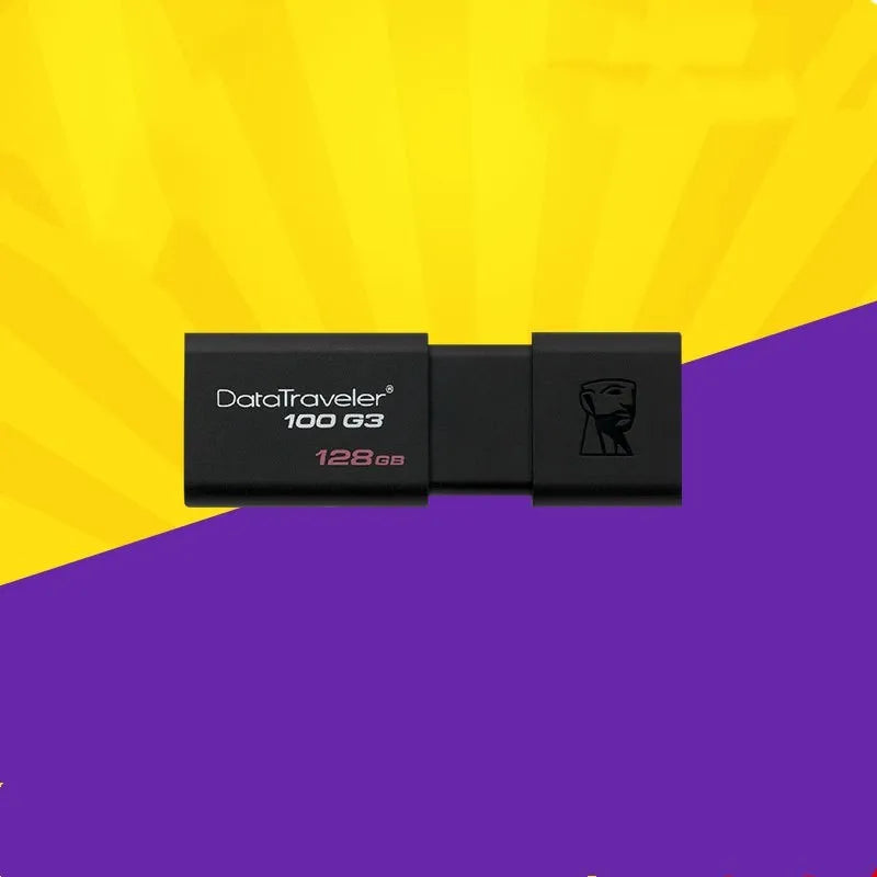 Black USB flash drive with sliding cover and ABS casing for mobile and computer dual-use