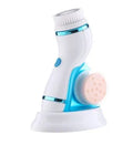 Electric pore cleaner ultrasonic blackhead remover blue with three brush heads
