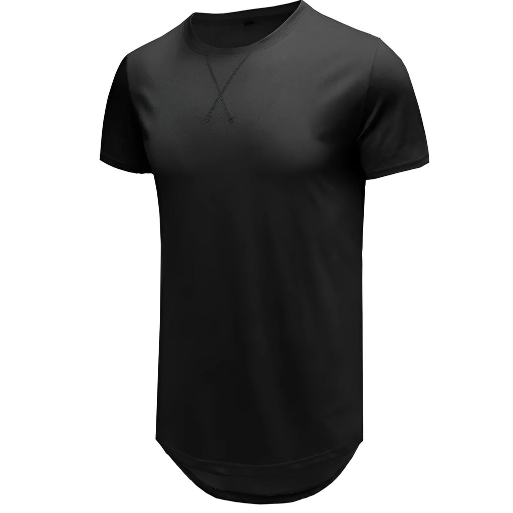 Men's slim fit cotton t-shirt in khaki colour, showing regular sleeve and pullover style