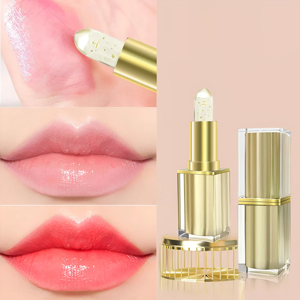 Moisturising temperature-sensitive colour-changing lip balm lipstick style YB1001 in standard size