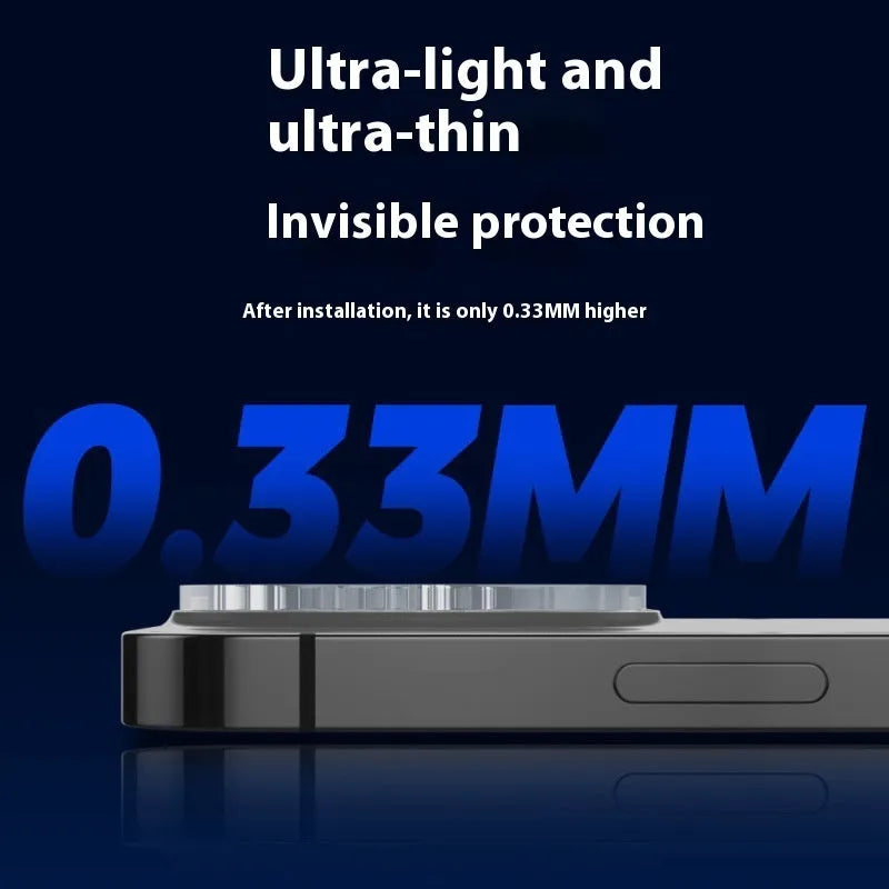 tempered glass lens protector for iPhone camera with anti-fingerprint coating