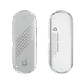White Noise Gas Bone Conduction Sense Card Timing Bluetooth Speaker in black, white, sky blue, and pink