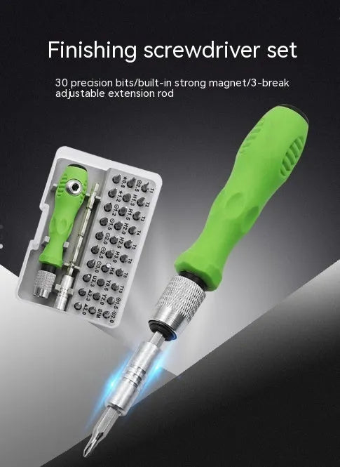 32-in-1 precision screwdriver set for mobile phone and digital device repair