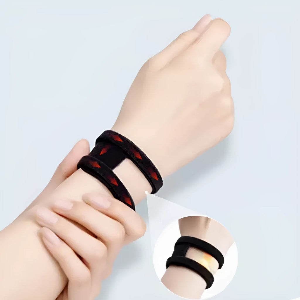 Unisex athletic wristband for yoga and fitness, wrist support in black, grey or pink, single piece in OPP bag
