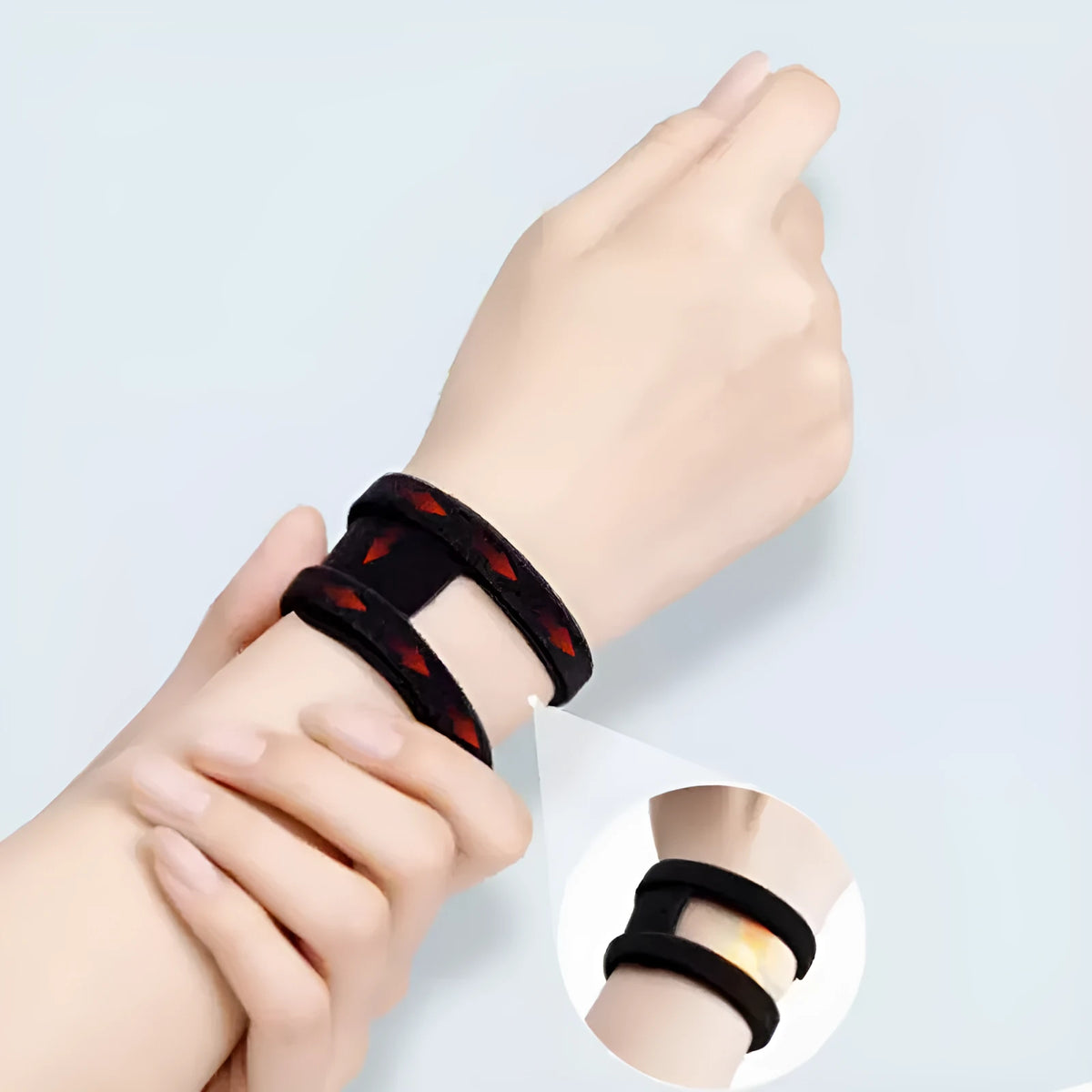 Unisex athletic wristband for yoga and fitness, wrist support in black, grey or pink, single piece in OPP bag