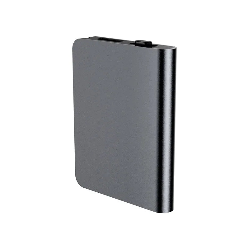 Black high definition noise reduction digital audio recorder with zinc alloy shell.